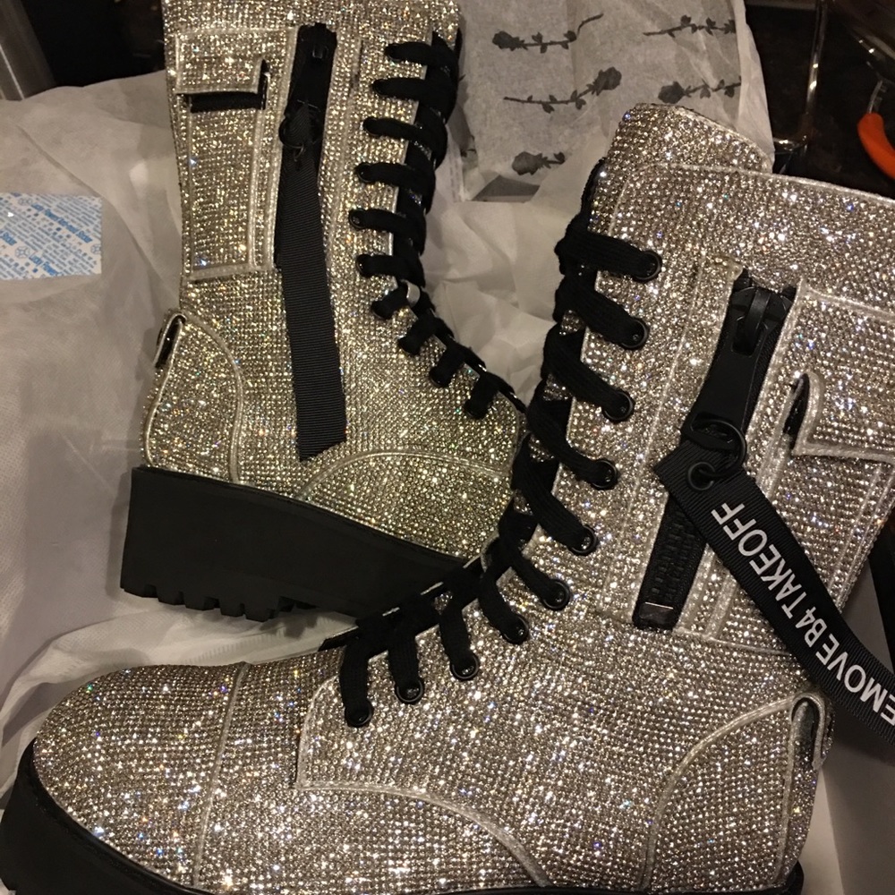 Dolls Kill - Billionaire Bling Boot Size 7